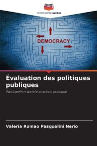 Title: ï¿½valuation des politiques publiques, Author: Valïria Romïo Pasqualini Nerio