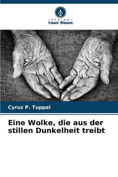 Eine Wolke, die aus der stillen Dunkelheit treibt