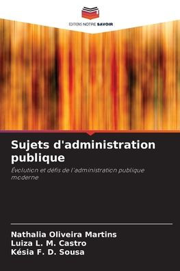 Sujets d'administration publique