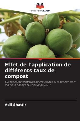 Effet de l'application de diffï¿½rents taux de compost