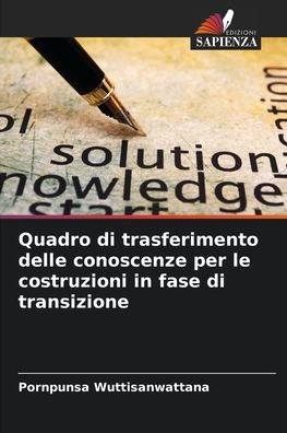 Quadro di trasferimento delle conoscenze per le costruzioni in fase di transizione