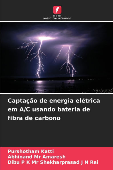 Captaï¿½ï¿½o de energia elï¿½trica em A/C usando bateria de fibra de carbono