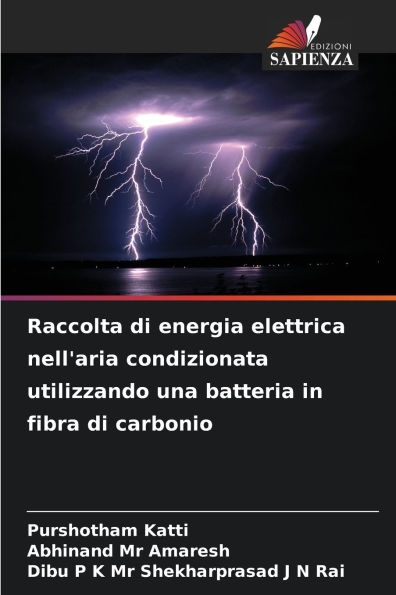 Raccolta di energia elettrica nell'aria condizionata utilizzando una batteria in fibra di carbonio