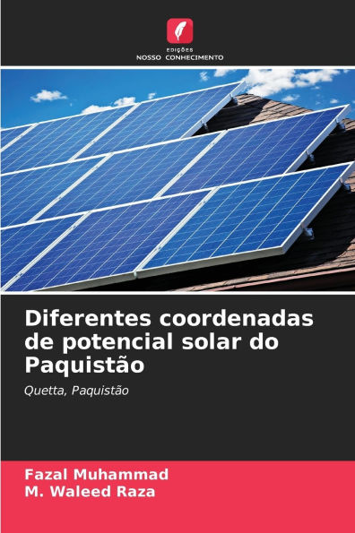 Diferentes coordenadas de potencial solar do Paquistï¿½o