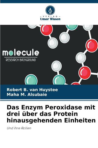 Das Enzym Peroxidase mit drei ï¿½ber das Protein hinausgehenden Einheiten