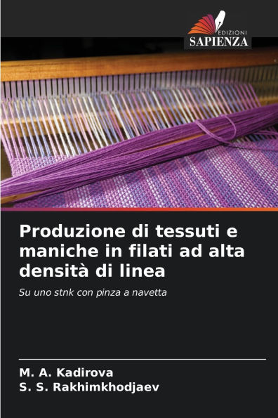 Produzione di tessuti e maniche in filati ad alta densitï¿½ di linea