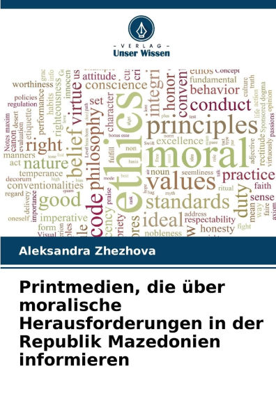 Printmedien, die ï¿½ber moralische Herausforderungen in der Republik Mazedonien informieren