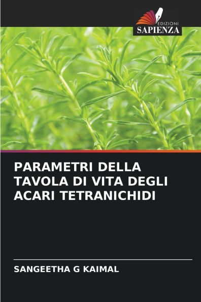 Parametri Della Tavola Di Vita Degli Acari Tetranichidi