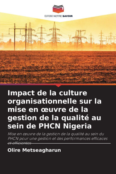 Impact de la culture organisationnelle sur la mise en oeuvre de la gestion de la qualit� au sein de PHCN Nigeria