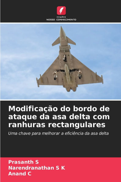 Modifica��o do bordo de ataque da asa delta com ranhuras rectangulares