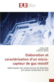 Title: Elaboration et caractï¿½risation d'un micro-capteur de gaz rï¿½sistif, Author: Brahim Ydir