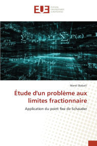 Title: ï¿½tude d'un problï¿½me aux limites fractionnaire, Author: Manel Djebaili