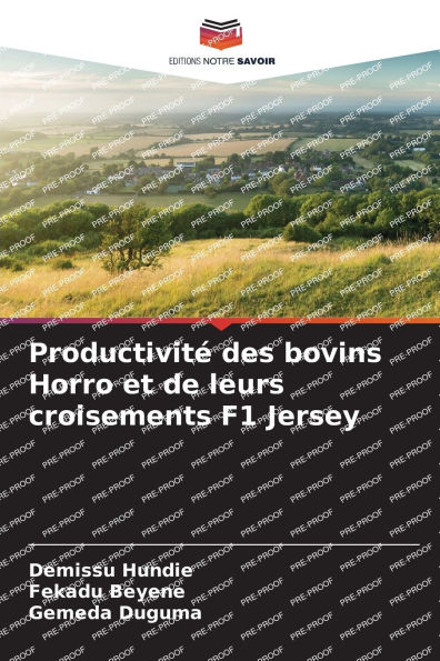 ProductivitÃ¯Â¿Â½ des bovins Horro et de leurs croisements F1 Jersey
