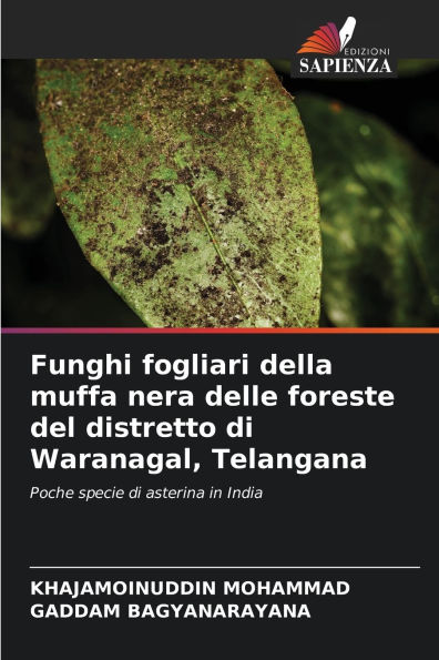 Funghi fogliari della muffa nera delle foreste del distretto di Waranagal, Telangana