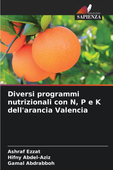 Diversi programmi nutrizionali con N, P e K dell'arancia Valencia