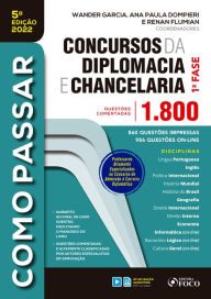 Title: Concursos da diplomacia e chancelaria: 1ª fase - 1.800 questões comentadas, Author: Wander Garcia