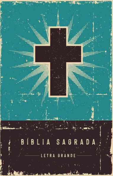 Bíblia Retrô Turquesa, NVI, Letra Grande