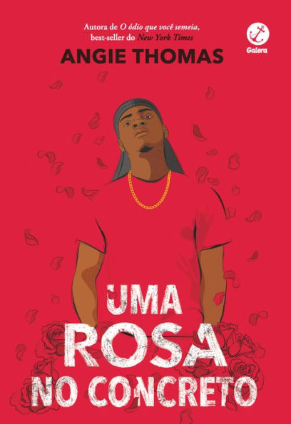 Uma rosa no concreto