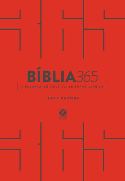 Bíblia 365 NVT - Capa Vermelha: Nova Versão Transformadora (NVT)