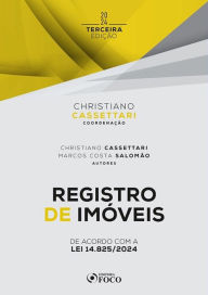 Title: Registro de Imóveis - 3ª Ed - 2024, Author: Christiano Cassettari