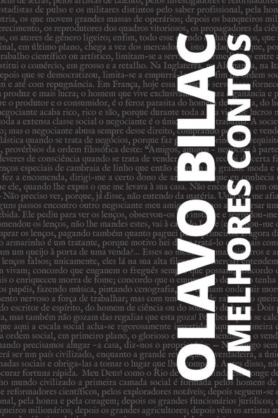 7 melhores contos - Olavo Bilac