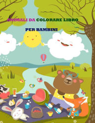 Title: Animali da colorare libro per bambini, Author: Deeasy Books