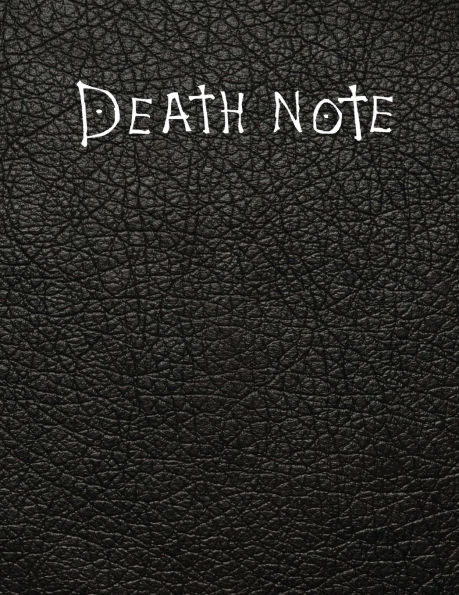 Death Note: Death Note Notebook with rules, 8.5