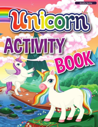 unicorn activity book a childrens activity and coloring book