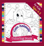 Cute Animals Coloring Book for Kids ages 4-8: Fun Coloring book to Color Farm and Wild Animals, 72 pages