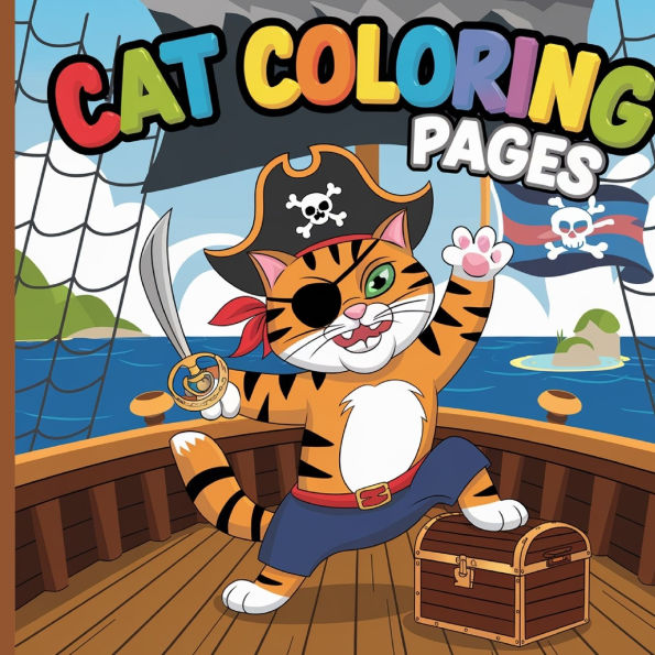 Cat Coloring Book for Kids: Simple Coloring Book for Kids