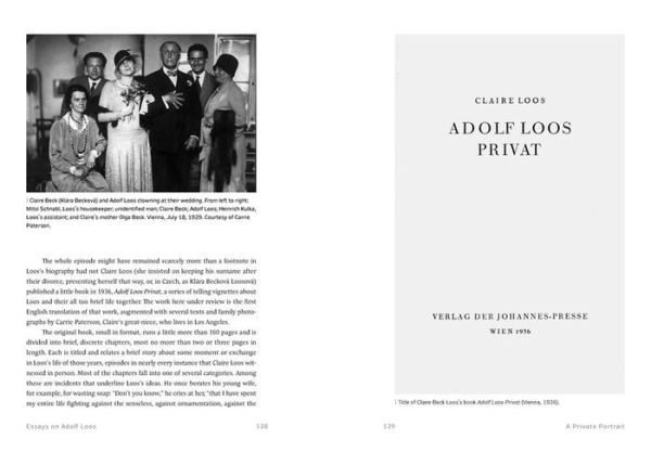 Essays on Adolf Loos