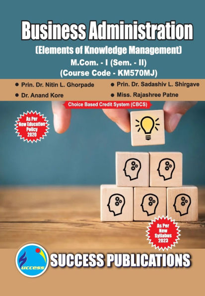 Elements of Knowledge Management, First Year, M.Com, Sem-II-English