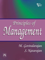 Title: Principles of Management, Author: M. GOVINDARAJAN