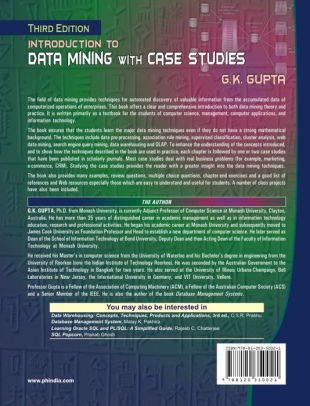 data mining with case studies by g.k.gupta