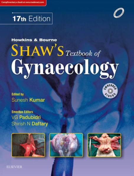 Howkins & Bourne, Shaw's Textbook of Gynecology, 17edition-EBOOK