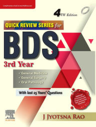 Title: Quick Review Series for BDS 3rd year - E-Book, Author: Jyotsna Rao