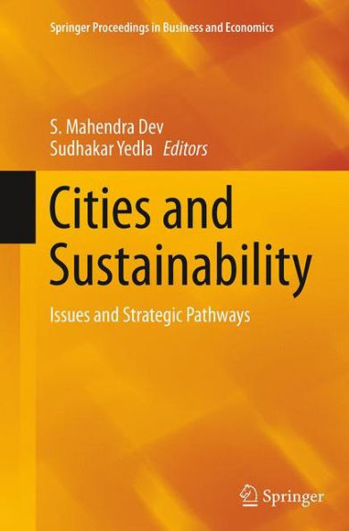 Cities and Sustainability: Issues Strategic Pathways