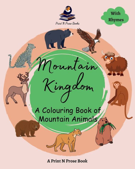 Mountain Kingdom: A Colouring Book of Animals