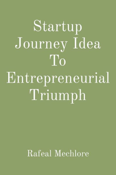 Startup Journey Idea To Entrepreneurial Triumph