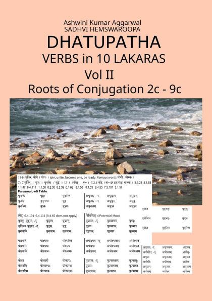 Dhatupatha Verbs in 10 Lakaras Vol II: Roots of Conjugation 2c - 9c