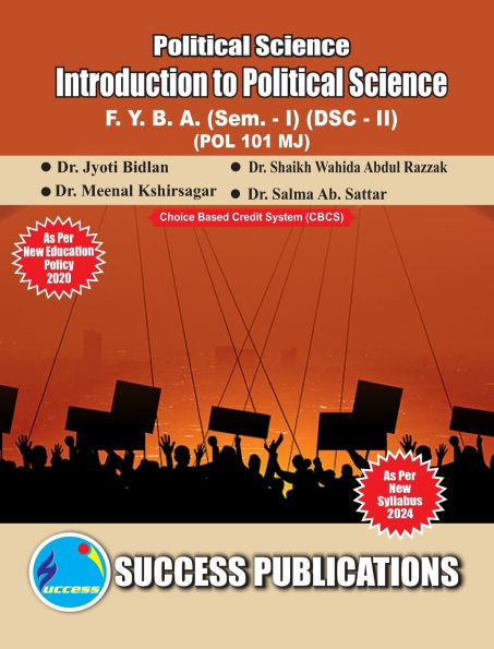 Introduction to Political Science - I(F.Y.B.A, Sem.-I) SPPU-Text(English)