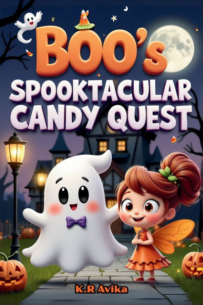 Boo's Spooktacular Candy Quest: Friendly Ghost Story for Kids with Coloring & Fun Games - Poems, "Would you rather" silly questions & more