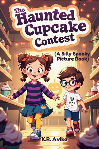 The Haunted Cupcake Contest: A Silly Spooky Picture Book Read-Aloud Storybook with Coloring & Fun Games - Poems, Silly Questions, Jokes & more