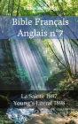 Bible Français Anglais n°7: La Sainte 1887 - Young´s Literal 1898