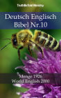 Deutsch Englisch Bibel Nr.10: Menge 1926 - World English 2000