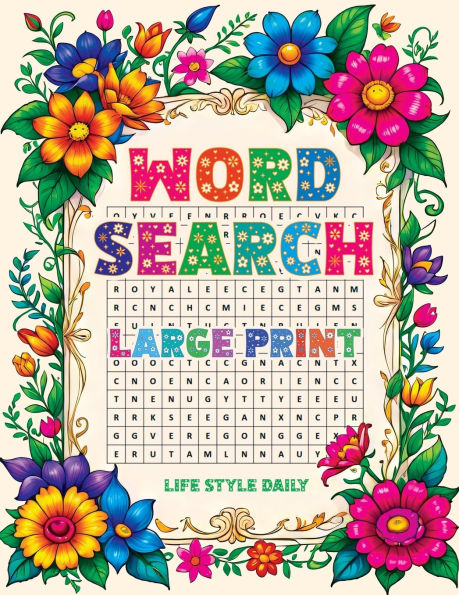 Wordsearch Book for Adults Large Print: Engage Your Mind with Fun Puzzles That Boost Memory and Focus, Easy-to-Read Format for Relaxing Entertainment Anytime