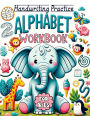 Trace Letters of the Alphabet and Sight Words: Pencil Control Workbook for Kids Ages 3-5. Handwriting Practice with Fun Letters, Numbers, Shapes, and Simple Words
