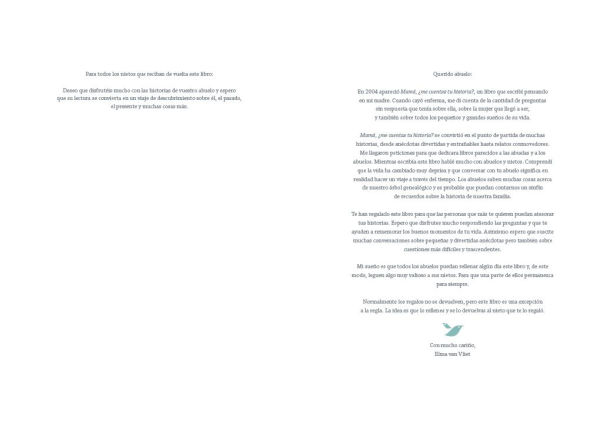 Abuelo, ¿me cuentas tu historia? (Edición oficial) / Grandpa Tell Me (Official Edition)