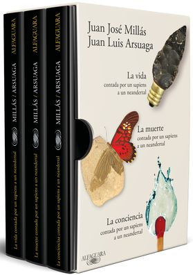 Estuche La vida, La muerte y La conciencia contadas por un sapiens a un neandert al / Life, Death, Conscience as Told by a Sapiens to a Neanderthal, Boxed Set