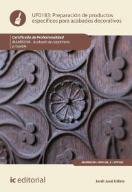 Title: Preparación de productos específicos para acabados decorativos. MAMR0208, Author: Jordi Juvé Udina
